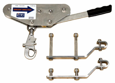 3302976 - 3M DBI-SALA Rollgliss Sloped High Speed Automatic Descender Hardware Kit, Stainless Steel Hook