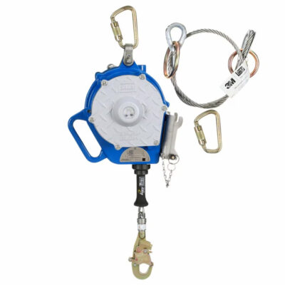 3400150 - 3M DBI-SALA Sealed-Blok 3-Way Retrieval Self-Retracting Lifeline with Bracket, Stainless Steel Cable, Snap Hook, 50 ft