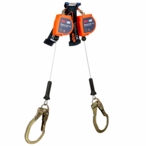 3500276 3M DBI SALA Nano Lok edge Twin Leg Personal Self Retracting Lifeline Galvanized Cable 8 ft Self Retracting Devices