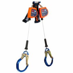 3500277 - 3M DBI-SALA Nano-Lok Edge Twin-Leg Personal Self Retracting Lifeline Cable, Aluminum Rebar Lock Hook 8 ft. Class 2 ANSI