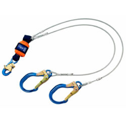 1246178 - 3M DBI-SALA EZ-Stop Leading Edge 100% Tie-Off Cable Shock-Absorbing Lanyard, 6 ft