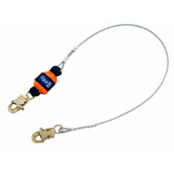 1246066 - 3M DBI-SALA EZ-Stop Leading Edge Cable Shock-Absorbing Lanyard, Orange, 6 ft