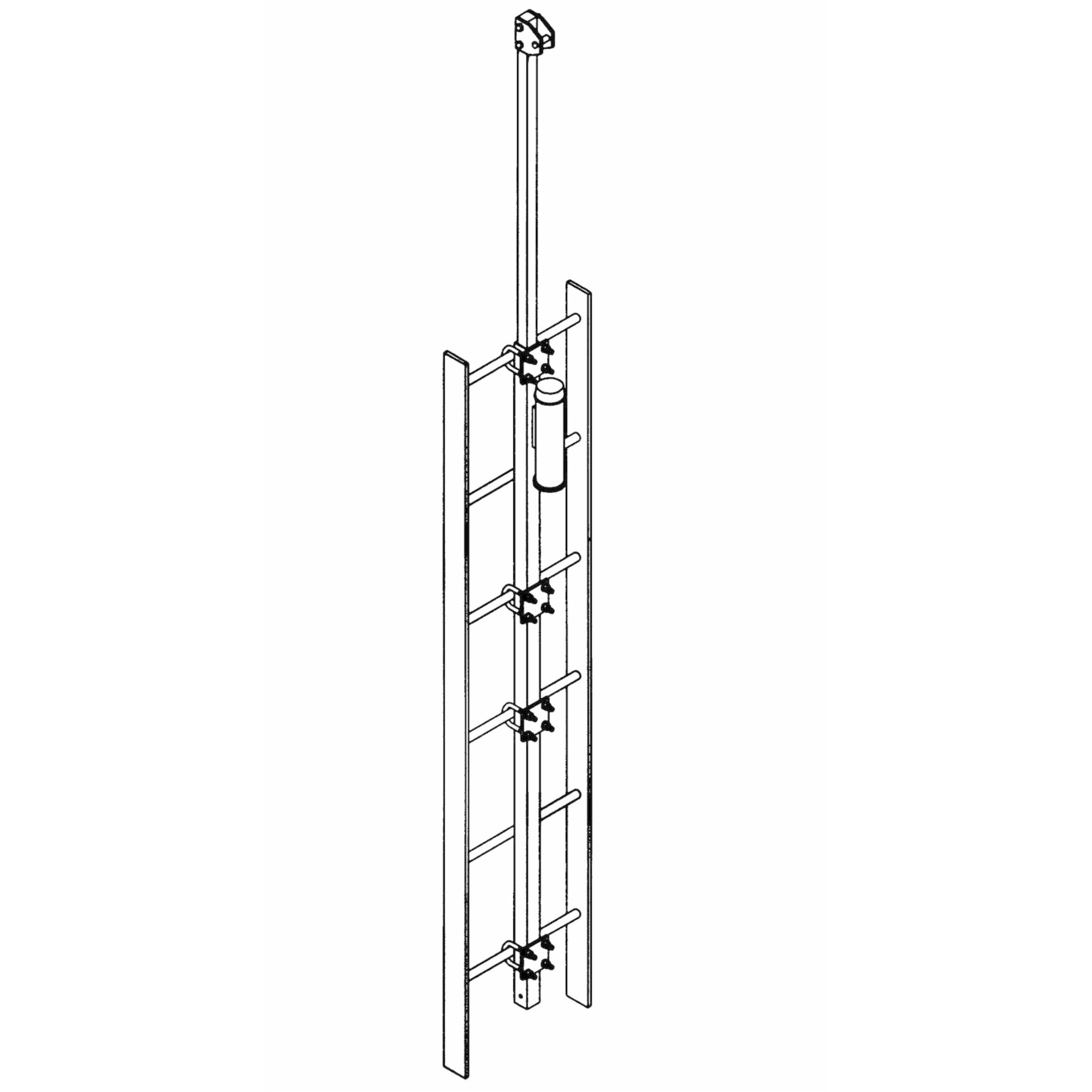 3M DBI SALA Lad Saf Grab Bar Extension Top Bracket 3M 3M