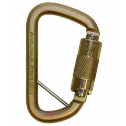 2000117 - 3M™ DBI-SALA® Rollgliss™ Technical Rescue Offset D Fall Arrest Carabiner with Captive Eye, Gold, Medium