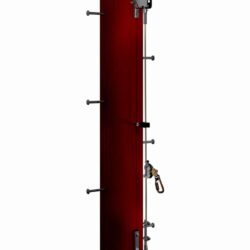 6116635 - 3M DBI-SALA Lad-Saf Cable Vertical Safety System Bracketry For Wood Pole, 2 User, Galvanized Steel