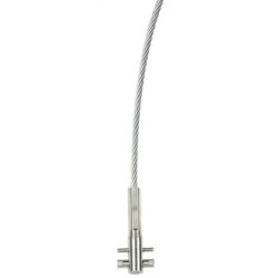 6106130 - 3M DBI-SALA Lad-Saf Swaged Cable, 3/8 Inch, 7x19, Galvanized Steel, 130 FT