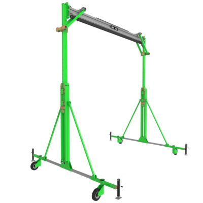 8517781 - 3M DBI-SALA Flexiguard A-Frame Rail Adjustable Height Anchor System, 2 User, Yellow, 16 - 22.5 ft Height, 30 ft Width