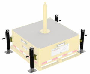 8530563 – 3M DBI SALA Flexiguard Jib Counterweight Base Stabilizing Jack Kit 8530563 Yellow Portable Frames and Jibs