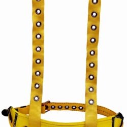 1003220 - 3M DBI-SALA Derrick Tongue Buckle Positioning Belt with Tongue Buckle Harness Connector, Yellow, Medium
