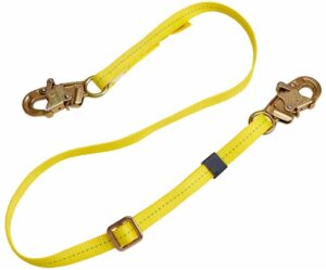 double leg 100 tie off with elastic fiber webbing1 Lanyards