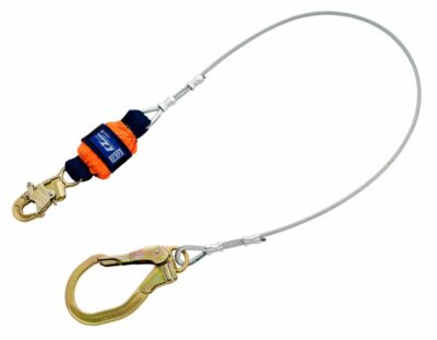 1246412 - 3M DBI-SALA EZ-Stop Leading Edge 100% Tie-Off Cable Shock-Absorbing Lanyard, Orange, 6 ft