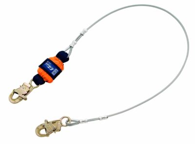 1246066 - 3M DBI-SALA EZ-Stop Leading Edge Cable Shock-Absorbing Lanyard, Orange, 6 ft