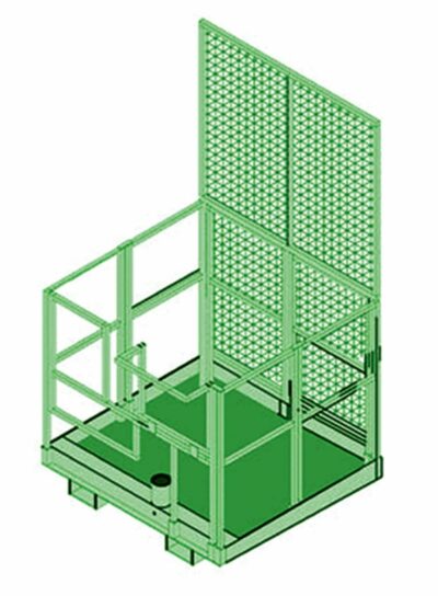 8510568 - 3M DBI-SALA Confined Space Integrated Forklift Basket Davit Mase Base