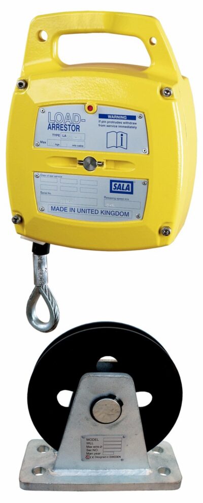 3700801 - 3M™ DBI-SALA® Small Series Load Arrestor with Pulley, Galvanized Cable, 1760 lb Capacity, 13 ft