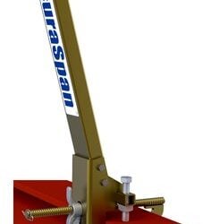 7400056 - 3M DBI-SALA Temporary I-Beam Horizontal Lifeline Stanchion with Base, Fits 18 - 24 in Flange Up To 2.25 in Thick