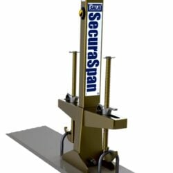 7400045 - 3M DBI-SALA Temporary Loop Rebar Horizontal Lifeline Stanchion with Base