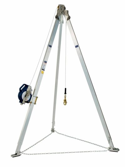 8301097 - 3M DBI-SALA Confined Space Aluminum Tripod with 3-Way SRL, 9 ft Tripod, 50 ft Galvanized Cable