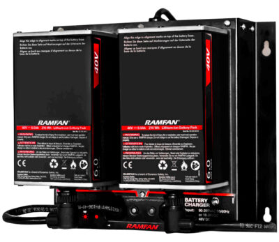 RamFan R25515DC EX50Li Dual Battery Charger