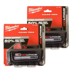 Super Vac  BL08-X2 Milwaukee M18 8Ah Batteries (2 Pack)