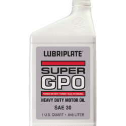 Lubriplate L0749-054 GPO Motor Oil - SAE 30 - Case of 12 (1 plastic qts)