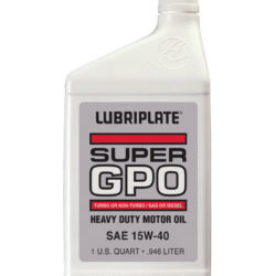 Lubriplate L0755-054 GPO Motor Oil SAE 15W-40 - Case of 12 (1 plastic qts)