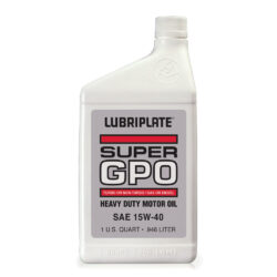 Lubriplate L0755-054 GPO Motor Oil SAE 15W-40 - Case of 12 (1 plastic qts)