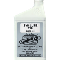 Lubriplate L0975-054 Syn Lube 220 - Case of 12 (1 plastic qts)