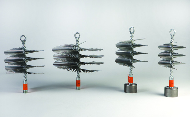 Jet-Lube WireHog steel brushes for steel casing