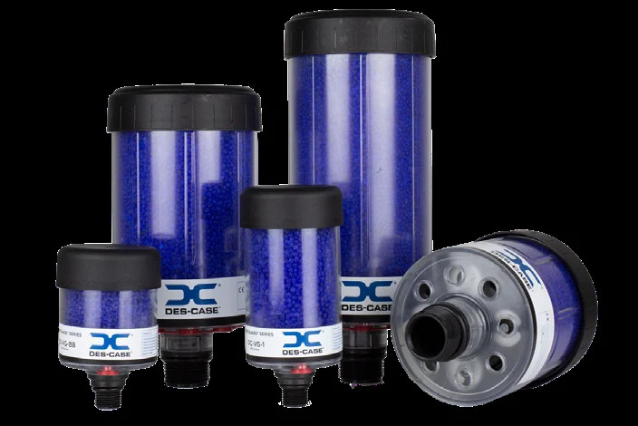 Des-Case VentGuard Series Blue Silica Breathers