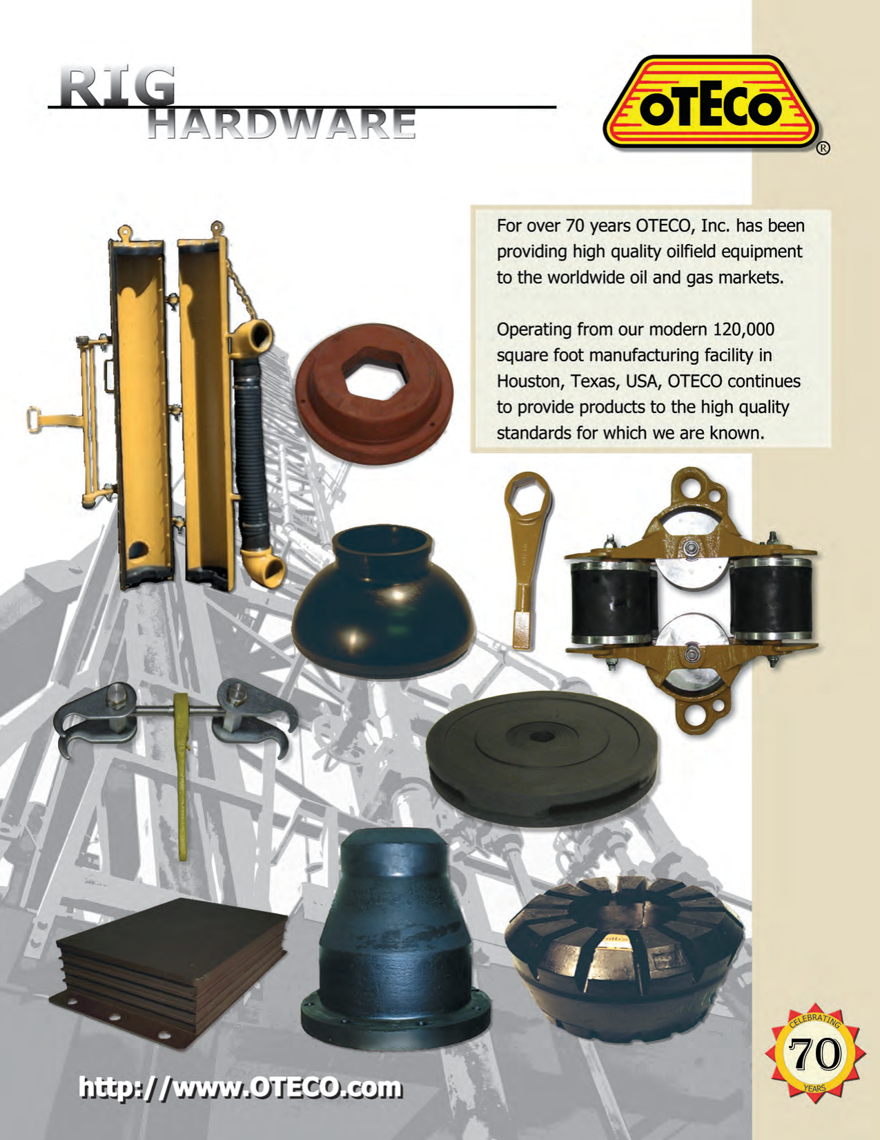 Oteco Rig Hardware Product Catalog Cover