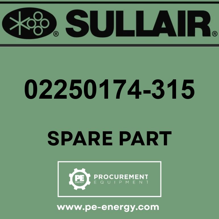 Sullair 02250174-315 Valve,Pressure Red 1-25# 1/4″ W/Ga