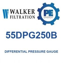 Walker 55DPG250B Alpha Series Differential Pressure Gauge