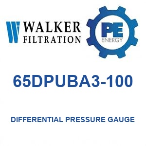 Walker 65DPUBA3-100 Alpha Series Differential Pressure Gauge