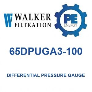 Walker 65DPUGA3-100 Alpha Series Differential Pressure Gauge