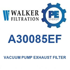 Walker A30085EF Alpha Series Vacuum Pump Exhaust Filter