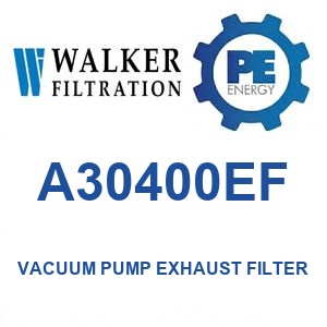Walker A30400EF Alpha Series Vacuum Pump Exhaust Filter