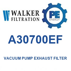 Walker A30700EF Alpha Series Vacuum Pump Exhaust Filter