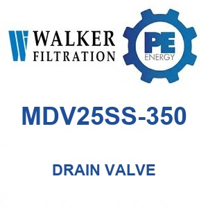 Walker MDV25SS-350 Alpha Series Drain Valve