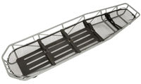 Junkin Safety MIL-7767 Military Type II S.S. Plastisol Coated Basket Stretcher