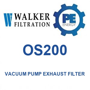 Walker OS200 Vacuum Pump Exhaust Filter