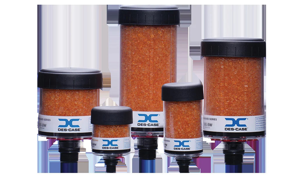 Des-Case VentGuard Series Orange Silica Breathers