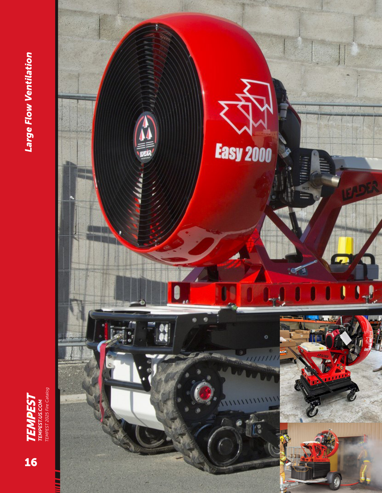 Tempest EASY 2000 large flow ventilation system