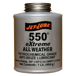 47202 - Jet-Lube 550 Extreme All-Weather 1/2 lb Brush Top