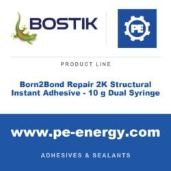 Bostik Born2Bond Repair 2K Structural Instant Adhesive - 10 g Dual Syringe - Bostik Born2Bond Repair 2K Structural Instant Adhesive - 10 g Dual Syringe