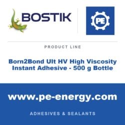 Bostik Born2Bond Ult HV High Viscosity Instant Adhesive - 500 g Bottle - Bostik Born2Bond Ult HV High Viscosity Instant Adhesive - 500 g Bottle