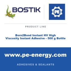 Bostik Born2Bond Instant HV High Viscosity Instant Adhesive - 500 g Bottle - Bostik Born2Bond Instant HV High Viscosity Instant Adhesive - 500 g Bottle