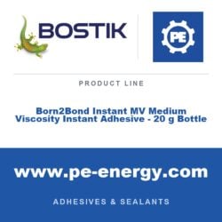 Bostik Born2Bond Instant MV Medium Viscosity Instant Adhesive - 20 g Bottle - Bostik Born2Bond Instant MV Medium Viscosity Instant Adhesive - 20 g Bottle