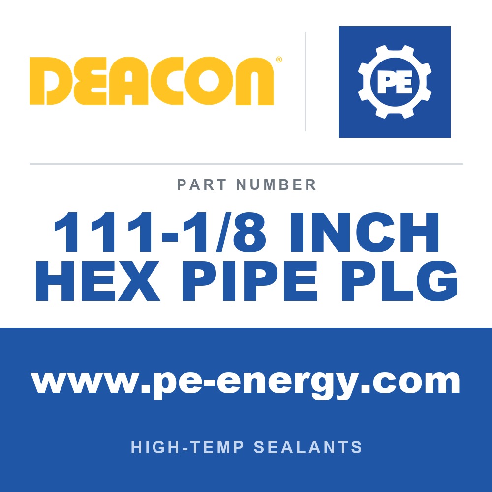 Deacon 111-1/8 INCH HEX PIPE PLG - Deacon 1/8" NPT Hex Socket Pipe Plug