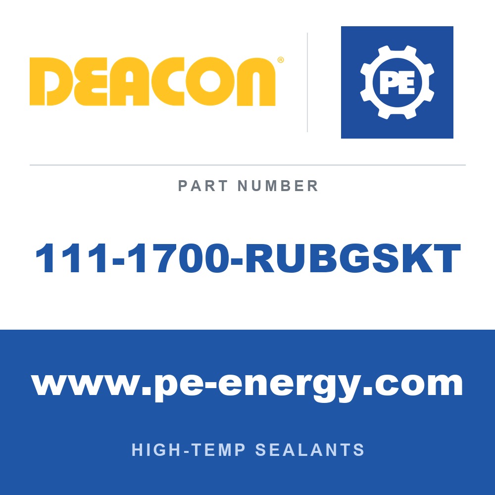 Deacon 111-1700-RUBGSKT - Deacon Rubber gasket