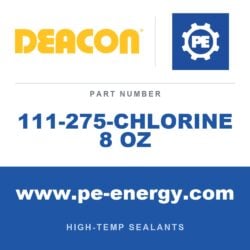 Deacon 111-275-CHLORINE 8 OZ - Deacon 275-CHLORINE Chemically Inert PTFE Thread Sealant